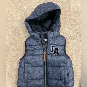 H&M puffer vest with detachable hood.